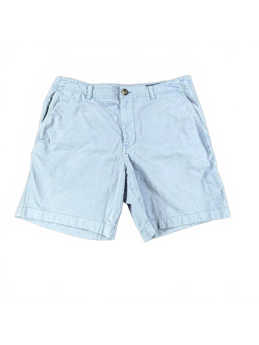 Vineyard Vines Men’s Flat Front Island Shorts – Light Blue, Size 32
